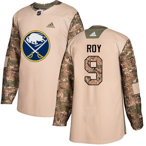 Adidas Sabres #9 Derek Roy Camo Authentic Veterans Day Stitched NHL Jersey